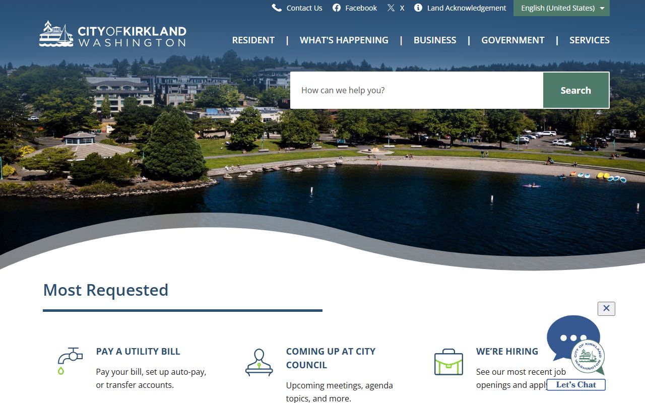 Kirkland city website - Kirkland Washington divorce records