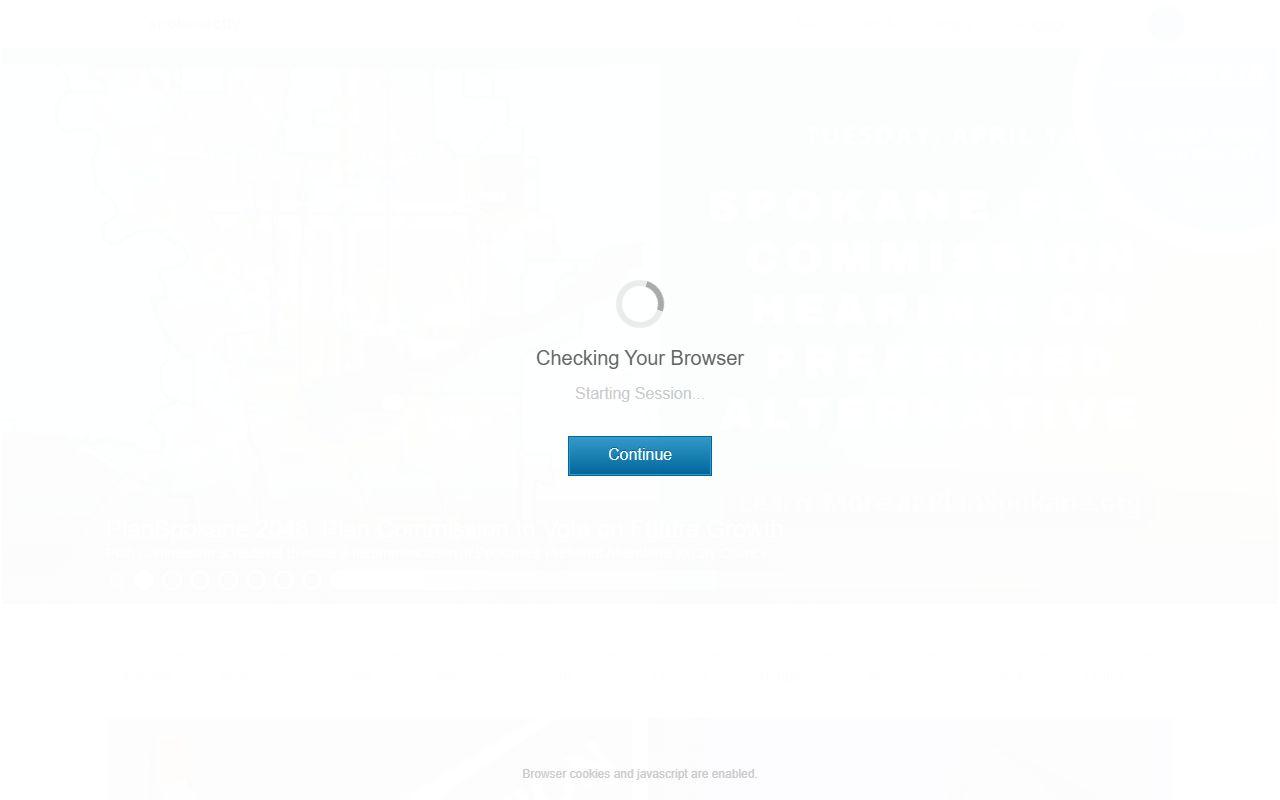 Spokane city website for Spokane divorce decree records