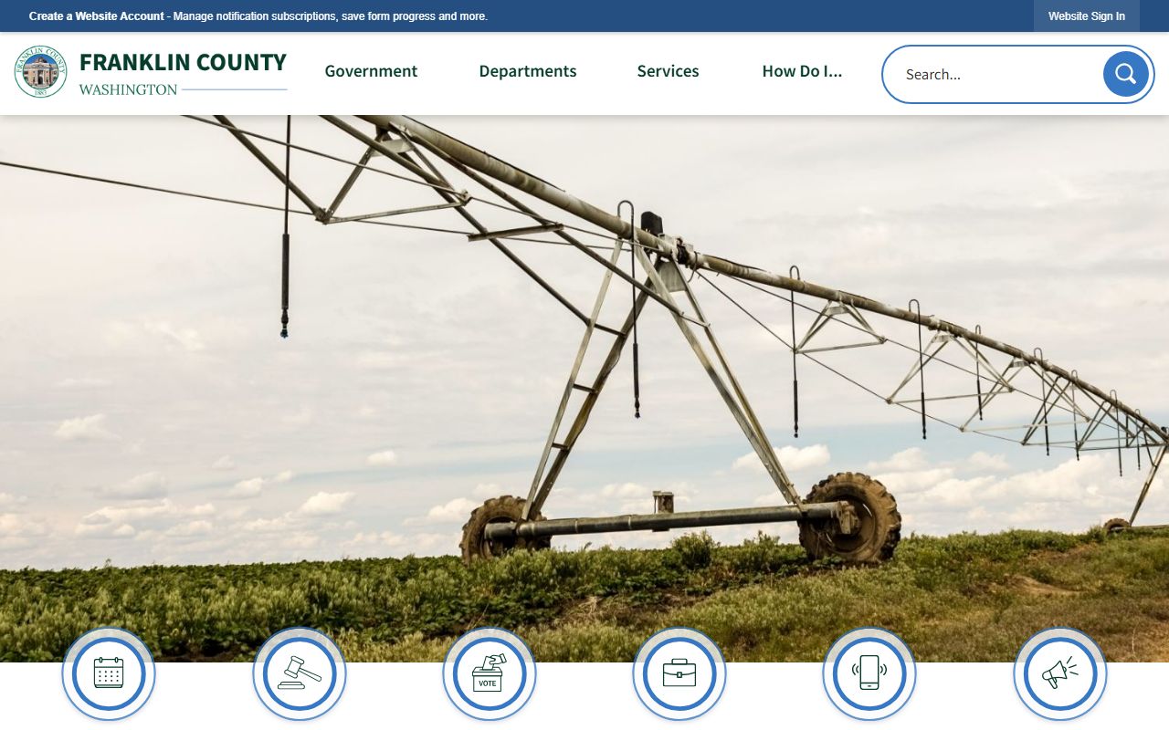 Franklin County Government website for divorce decree records