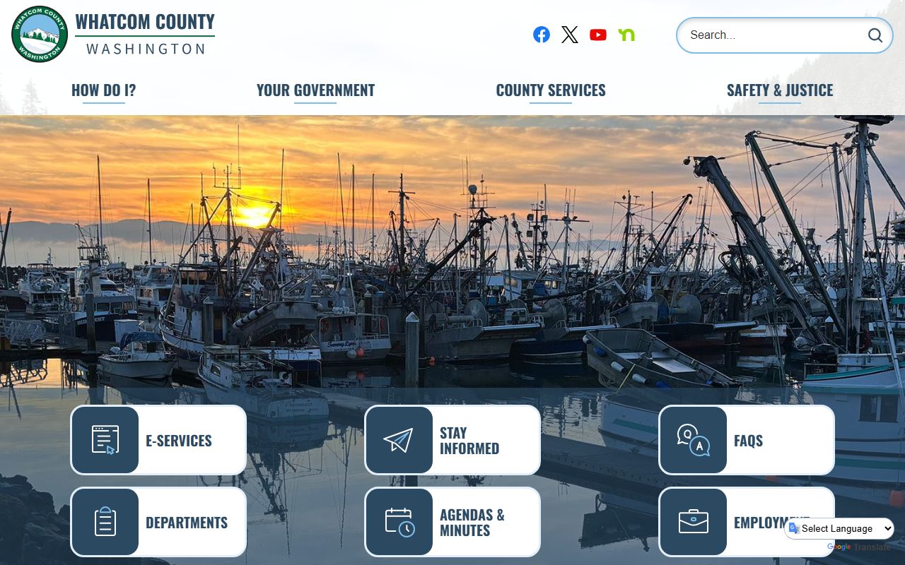 Whatcom County government website divorce decree resources