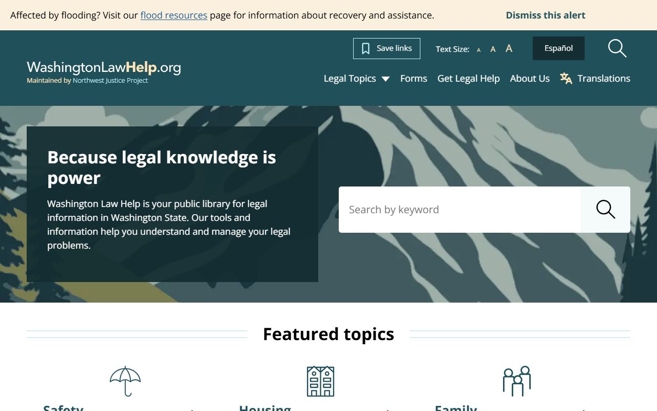 WashingtonLawHelp family law resources for divorce decree